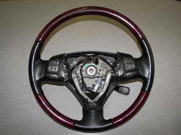 2005 06 lexus es330 black/woodgrain steering wheel oem