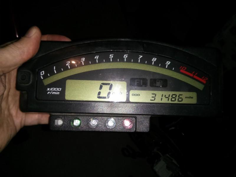 Honda rc51 sp2 gauge cluster speedometer tach free shipping