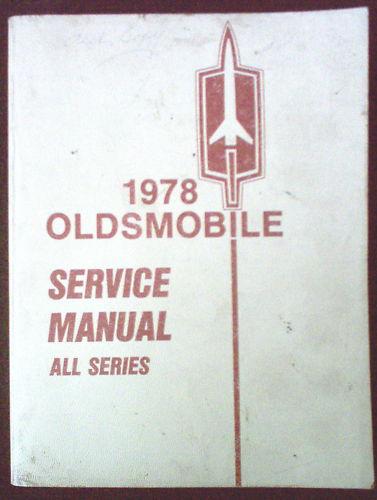 1978 oldsmobile service shop repair manual 78 olds oem 