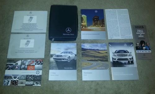 2010 10 mercedes benz c-class owner's owners manual in excellent condition!!!