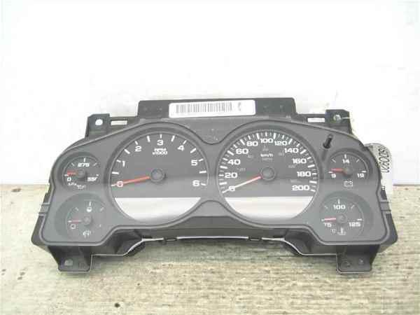 07 sierra silverado speedometer speedo cluster kph 195k