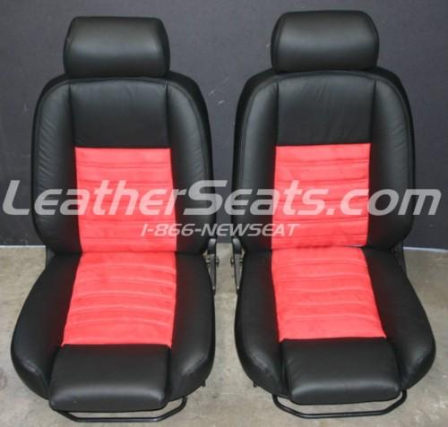 Alfa romeo spider veloce quad leather seat covers alcantara suede