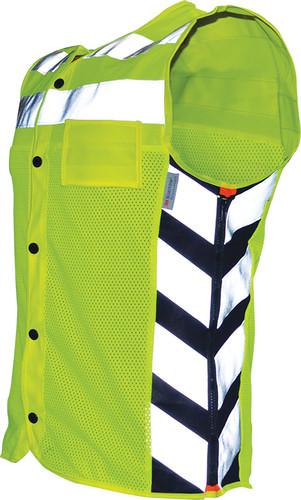 Missing link meshed up vest hi-vis green small