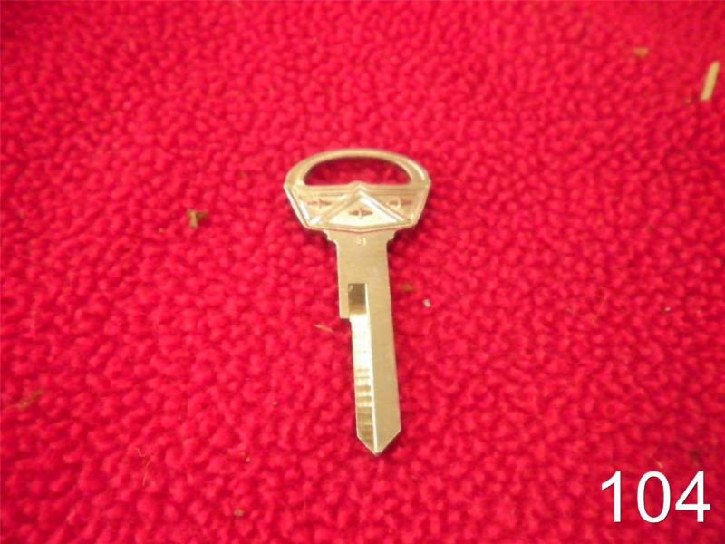 Nos 65-66-67-68-69 ford trunk lock key mustang fairlane cougar