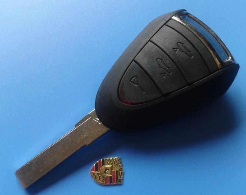 Brand new porsche remote key keyless entry replacement upgrade shell 3 buttons