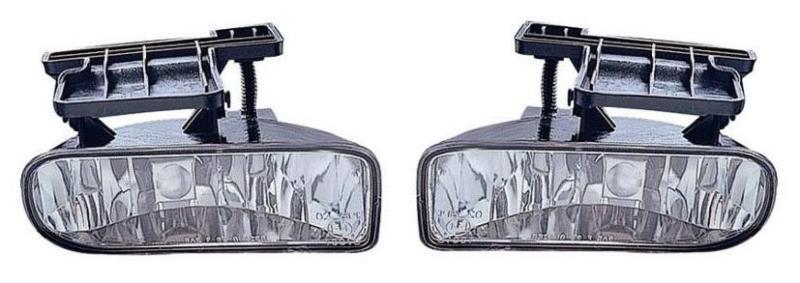 99 00 01 02 gmc sierra foglight pair set both new foglamp driver and passenger