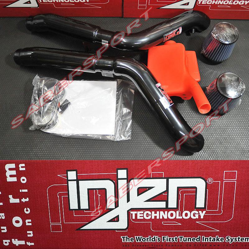 "in stock" injen sp cold air dual intake 2007-2013 infiniti g35 g37 +14hp black