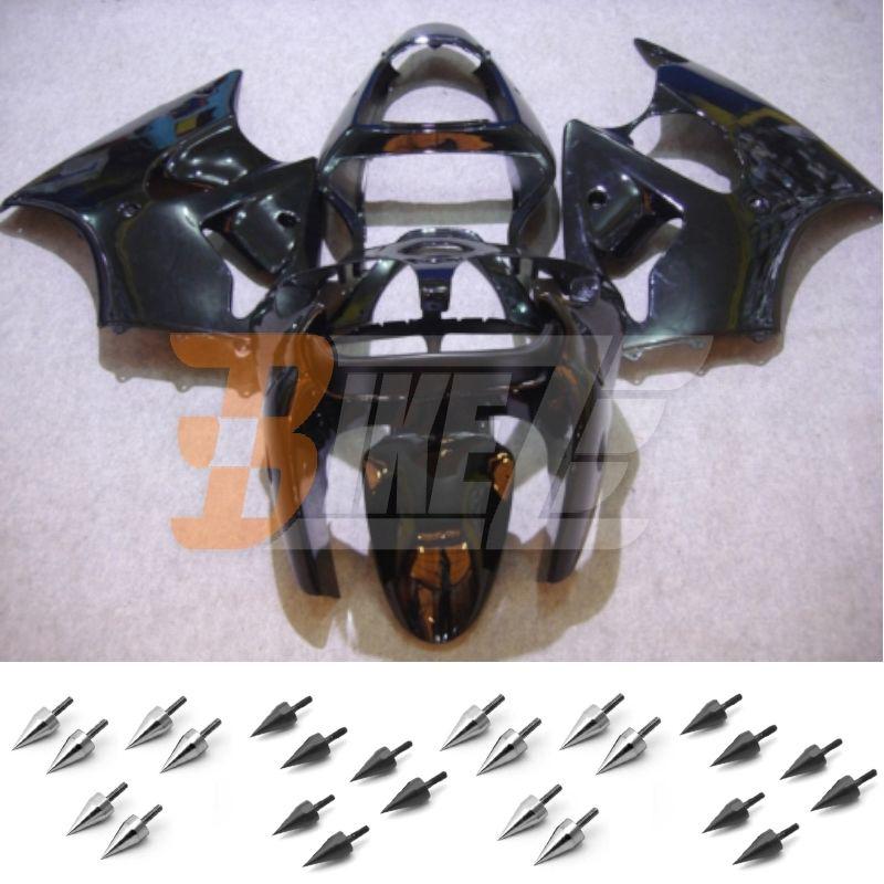 Free bolt kit! body frame fairing kit for kawasaki ninja zx6r 2000 2001 2002 lk