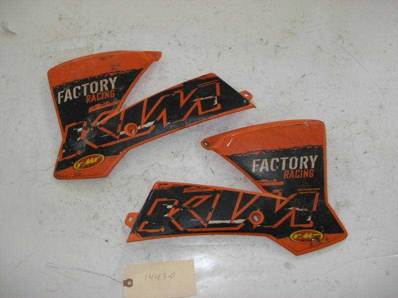 2005 ktm 65 sx raditor shrouds / tank covers 