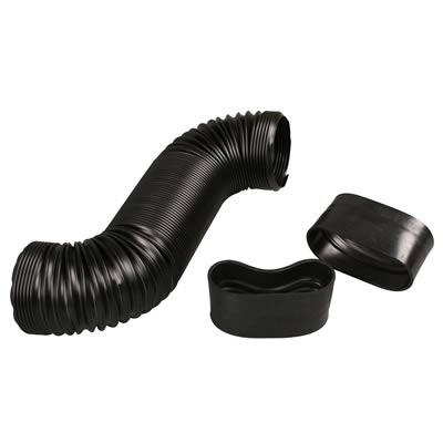 Spectre 9751 black flexible 4" air intake ducting memory tubing