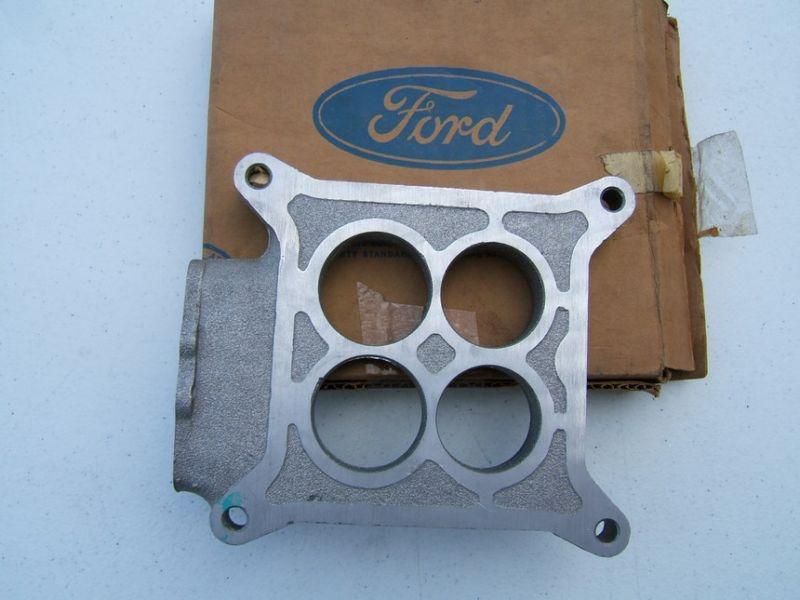 New - oem ford d7pz-9a589-c carburetor spacer - 1977-1979 ford 460 v8 4bbl