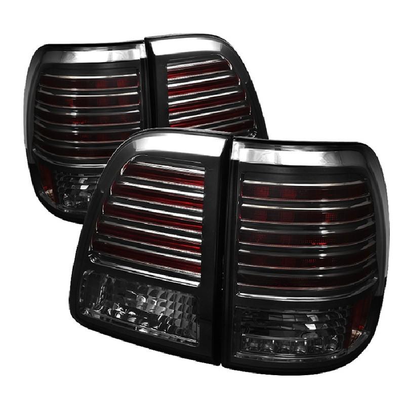 Tln toyota land cruiser 1998 99 2000 01 02 03 04 05 led tail lights - smoke