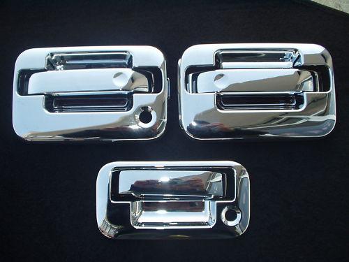  ford f150 chrome door handles tailgate cover 04-2010