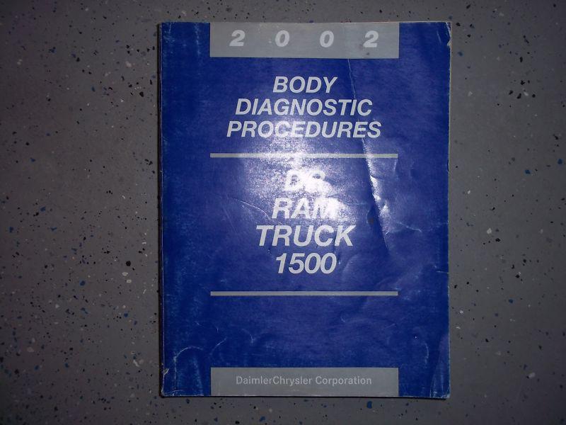 2002 dodge dr ram truck 1500 body diagnosic procedure oem factory manual