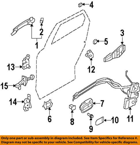 Mazda oem eg2172310m door lock actuator motor/door lock motor