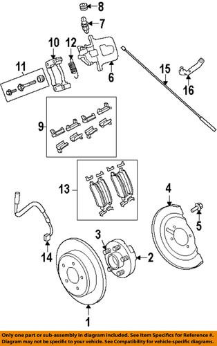 Volkswagen oem 7b0615601b disc brake rotor/rear brake rotor/disc