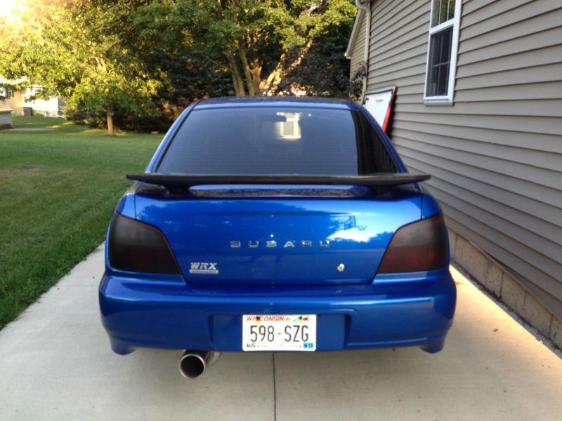 Subaru imreza tinted tail lights