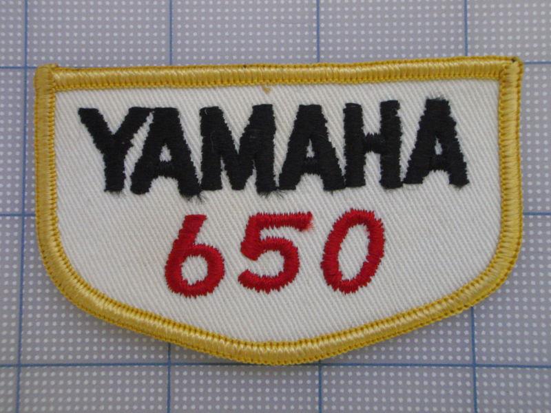 Vintage yamaha  patch 70s-80s biker motorcycle motocross birtbike yamaha 650