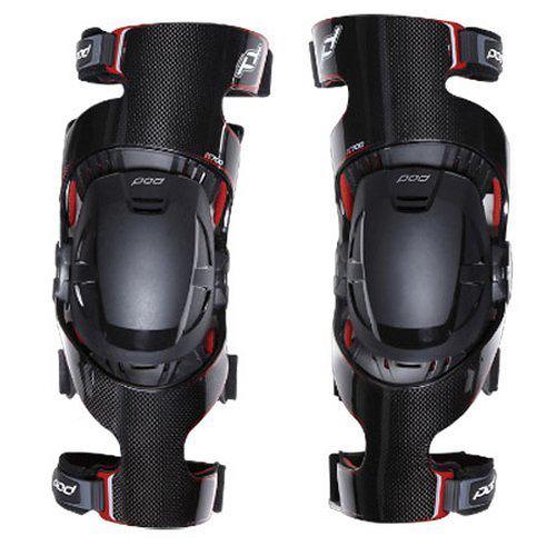 Fox racing pod mx k700 carbon fiber knee brace - pair