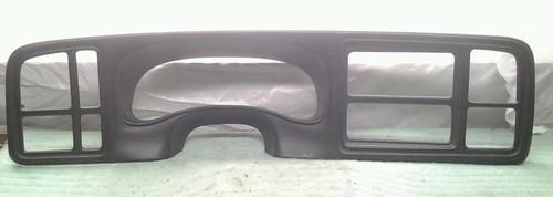 1999-2002 chevy gmc 1500 pickup truck dash trim bezel silverado sierra dark gray