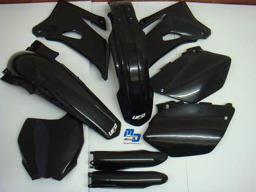 New ufo 6 piece plastic kit yamaha yz125/250 2005 blk