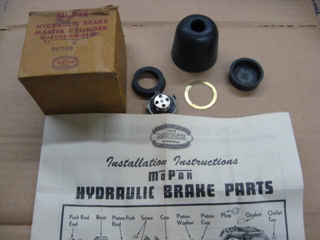 1937 -41 master cylinder kit dodge plymouth chrysler desoto mopar brake