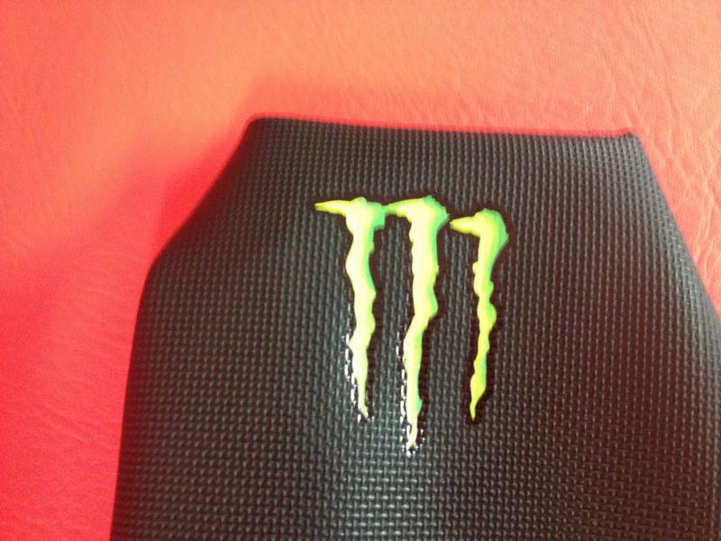 New monster kawasaki klx450 2008-2012 black gripper seat cover