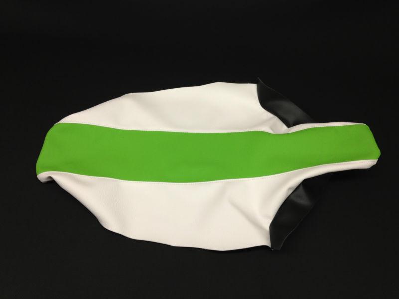 New kawasaki kx65 klx110 2000-2012 green/white seat cover 