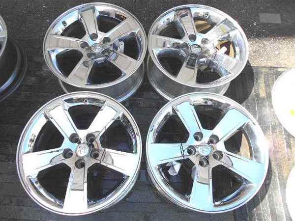 Magnum charger 18" chrome alloy wheel rims set oem lkq