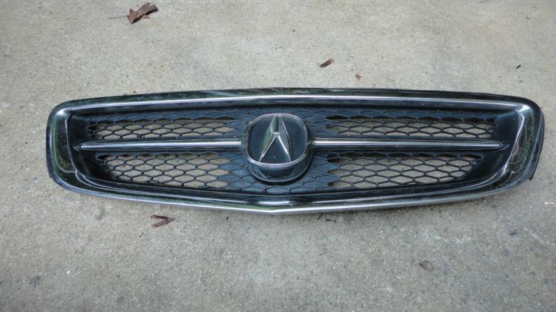 99 00 01 acura tl oem front grille grill chrome emblem sign badge oem