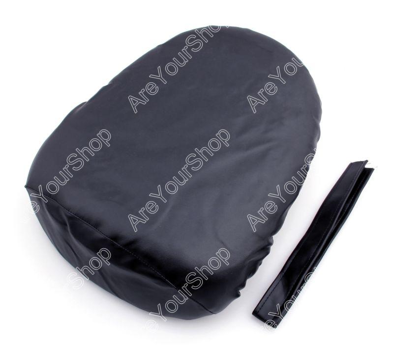 Rear pu leather seat cowl cover pillon suzuki gsxr 600/750 08-09 k8 black