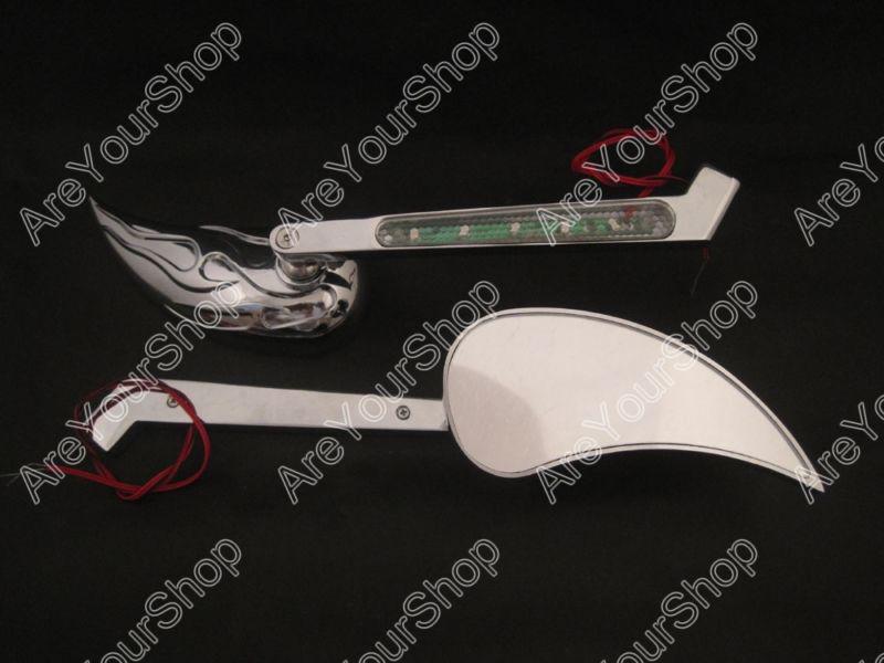 Flame wedge turn signals mirrors honda cbr 600 954 1000