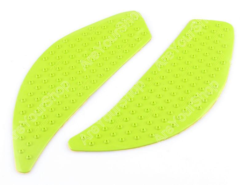 Tank traction pad side gas knee grip protector 3m kawasaki er6n 2006-2012 green