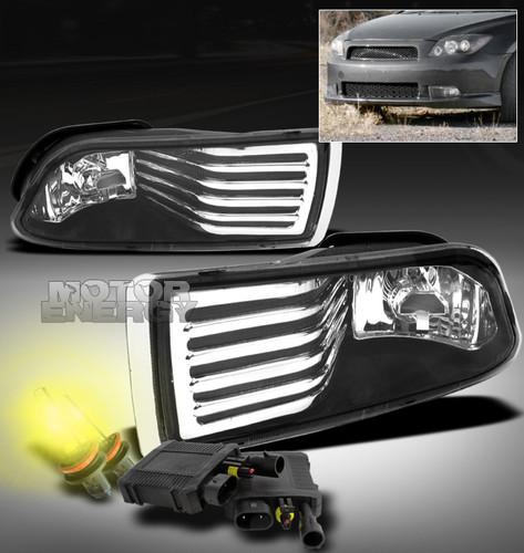 2004-2010 scion tc front bumper driving fog light w/3000k hid+harness+switch kit