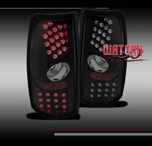 99-06 chevy silverado truck led tail brake light black/smoke set ls lt ss wt z71