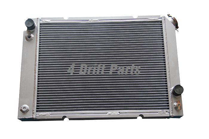 3 rows/cores all aluminum racing radiator 1984-88 pontiac fiero 2.5l/2.8l i4/v6