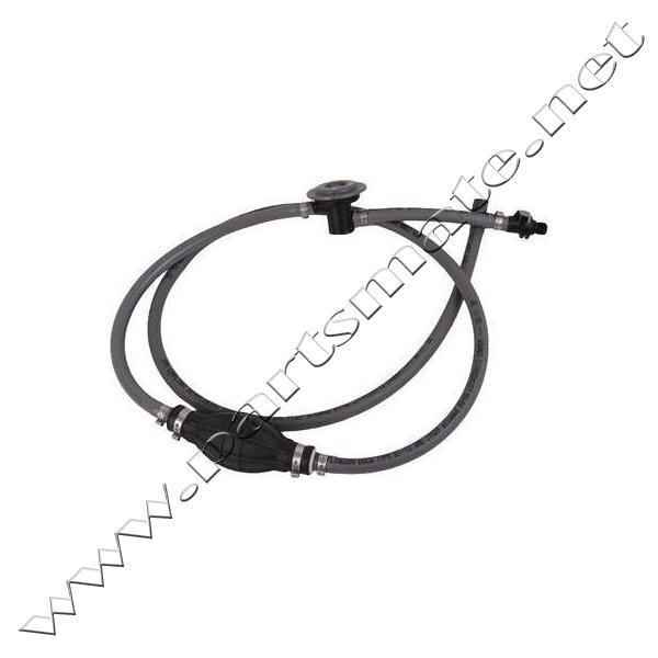 Attwood 93806husd7 fuel line hose kit with fuel demand valve and sprayless c ...