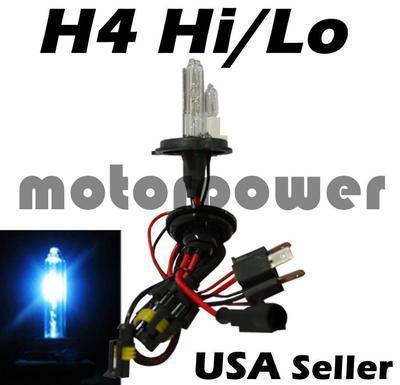 1x h4/9003-hb2 30000k deep blue hid bulb harley ultra classic 05-07 08 09 10