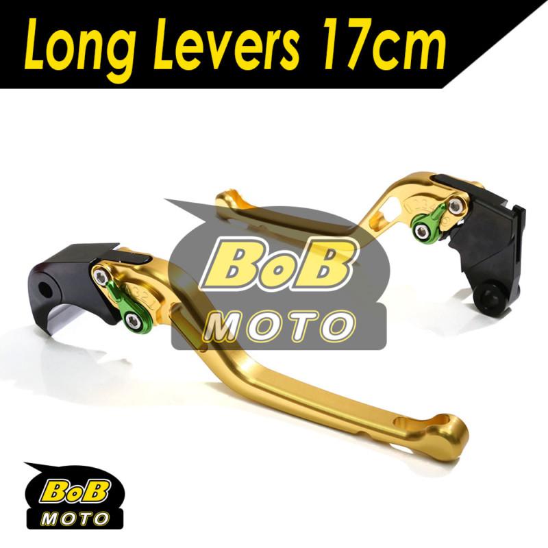 Suzuki tl 1000 r 98 99 00 01 02 03 gold long clutch brake levers set gdlgr