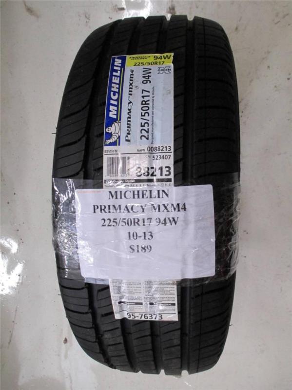 Micheln primacy mxm4 225 50 17 94w brand new tire!!