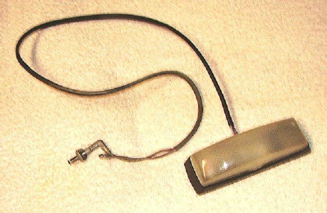 Mgb trunk light - boot lamp - complete with wiring, part no. bha 5040, 1971-80