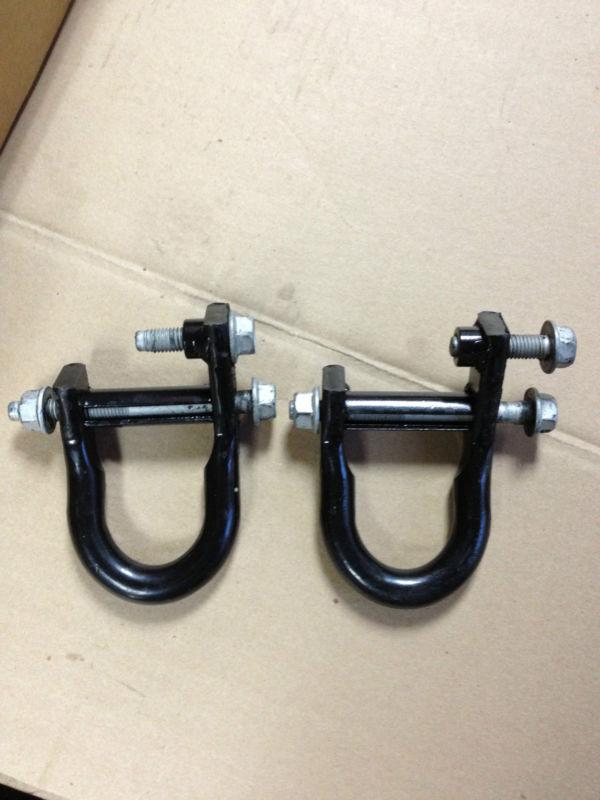 2013 chevrolet avalanche silverado factory tow hooks. new take off.