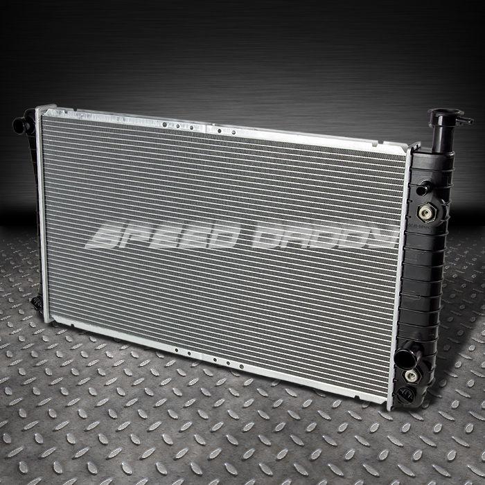 Aluminum core oe replacement radiator+toc gmc/chevy g-series van v6/v8 ohv auto 