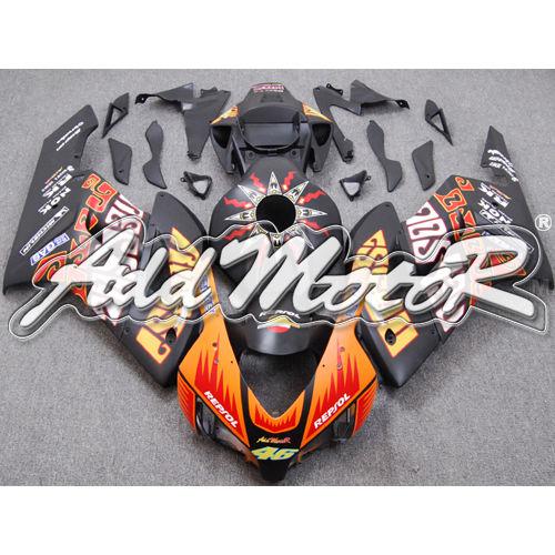 For 04 05 cbr 1000 rr cbr1000 cbr 1000rr fairing injection mold black h1465