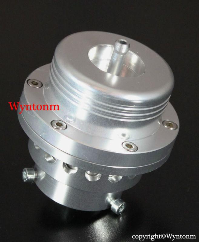 Twin piston bov by pass blow off turbo 240sx rx-7 g37 focus fiesta s13 xs silver