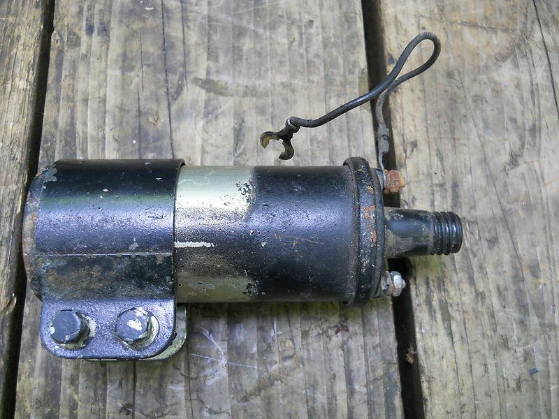 Kawasaki h1 early 1969 70 71 ignition coil w/ mount bracket and ground wire