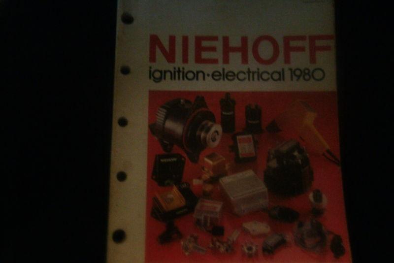 1980 neihoff ignition electrical automotive parts catalog w applications part nu