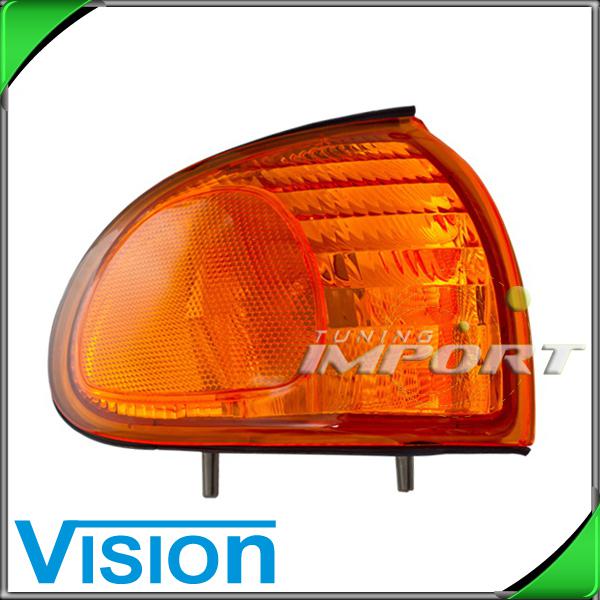 Passenger right side corner signal light lamp amber 1997-98 ford windstar gl lx