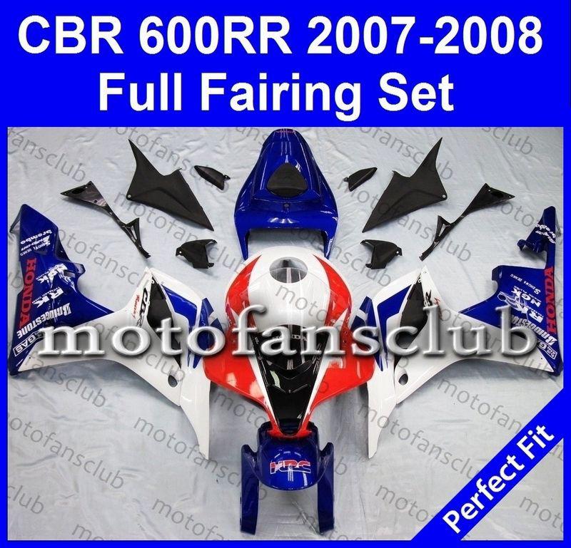 Fit honda cbr600rr 07 08 cbr 600 rr 2007 2008 fairing kit bodywork #29 c