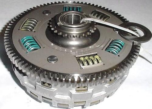 06-08 kawasaki ex650 ex 650 ninja oem complete clutch basket hub pressure plates